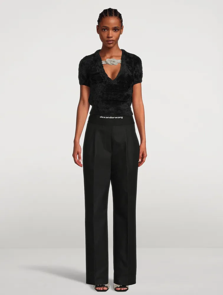 Wide-Leg Trousers