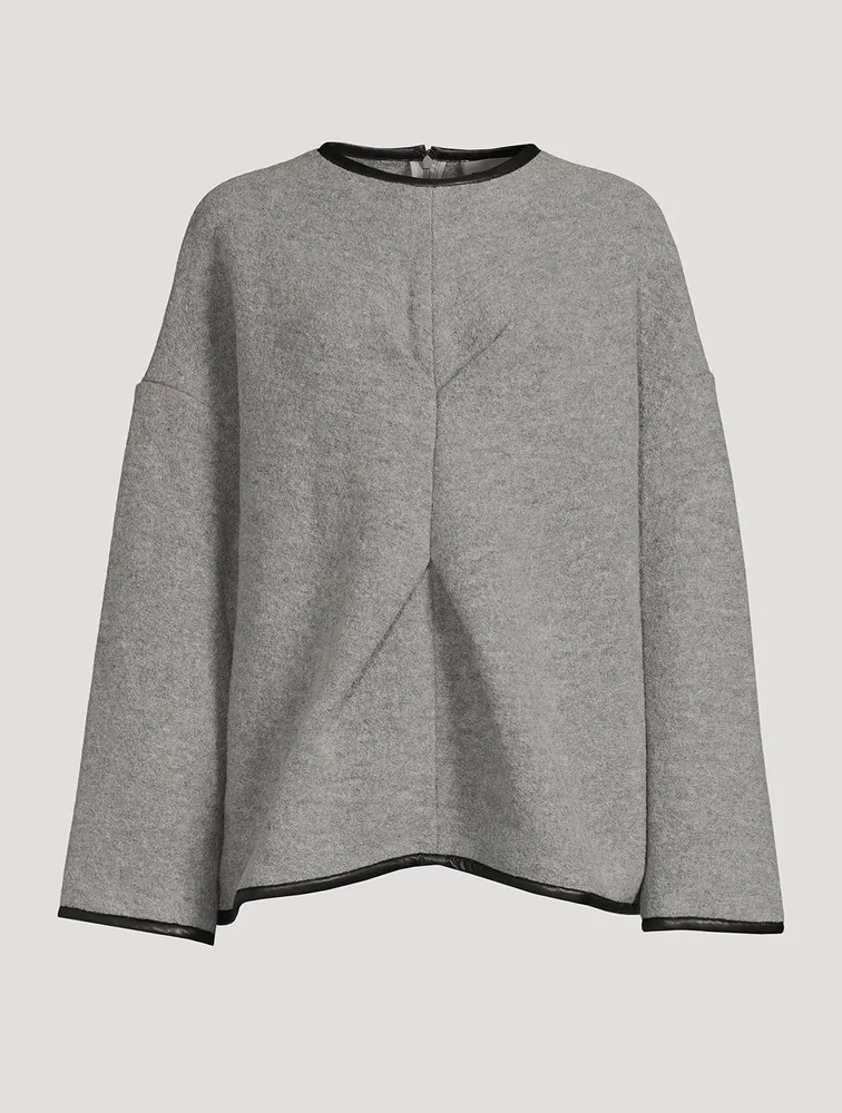 Olympia Pintuck Top