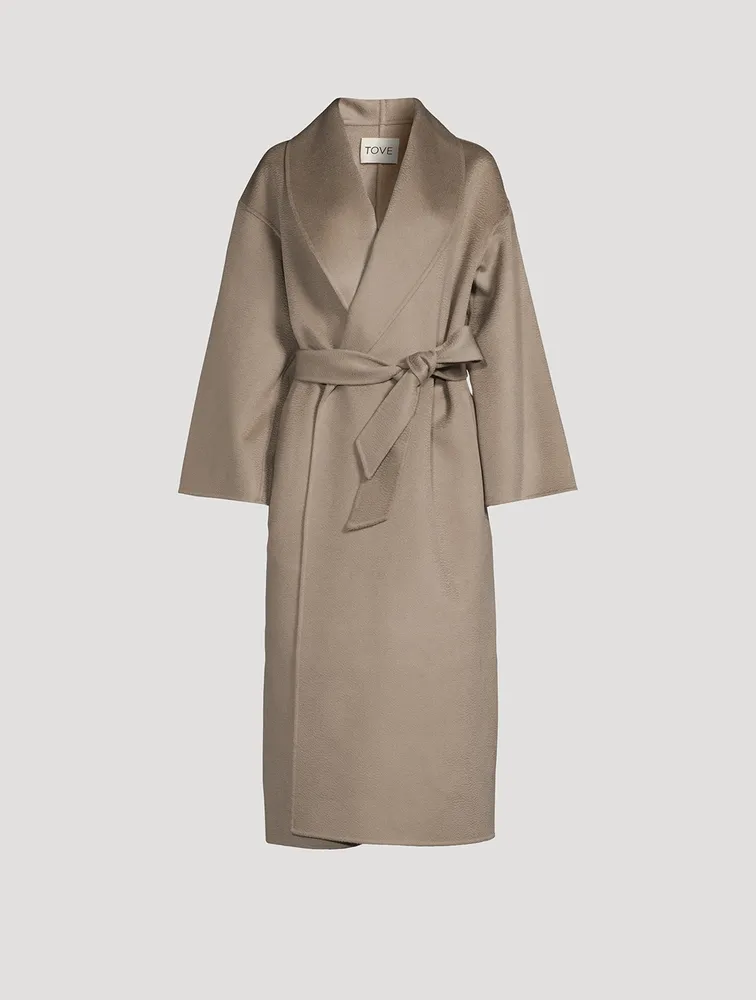 Rebeca Belted Wool Coat