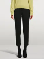 Double-Knit Slim Trousers