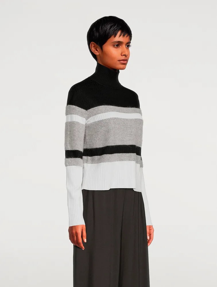 Double-Knit Turtleneck Sweater