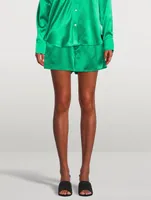 Silk Charmeuse Boxer Shorts