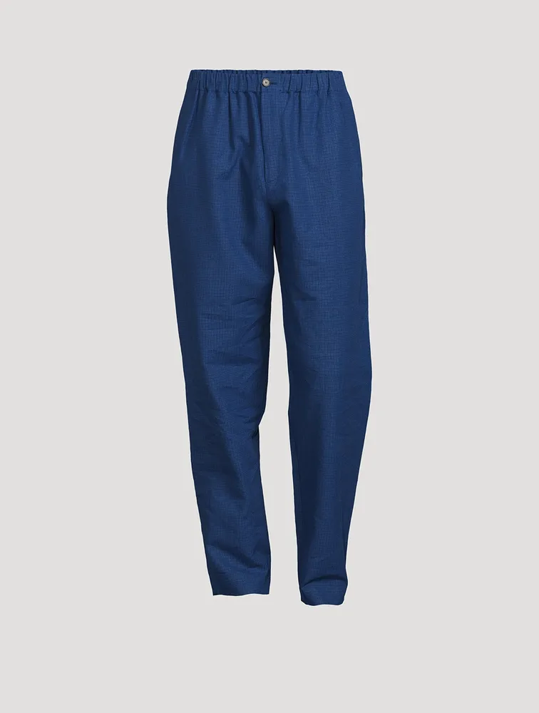 Cotton And Linen Jogger Pants