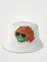 Reversible Bucket Hat In Tribute Print