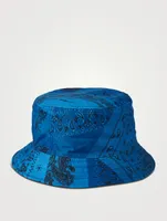 Reversible Bucket Hat In Bandana Print