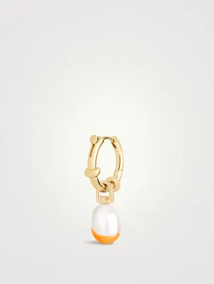 Cha Cha Goldplated Earring With Pearl