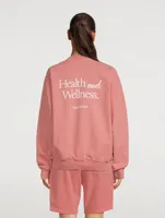 New Health Cotton Sweatshirt