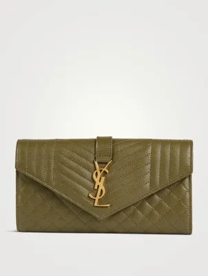 YSL Monogram Leather Wallet