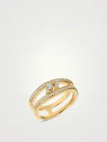 Reverie 18K Gold Ring With Diamonds