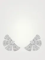 Labyrinth 18K White Gold Earrings With Diamonds