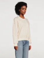 Miramar Trompe L'oeil Cable-Knit Sweater