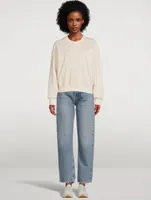 Miramar Trompe L'oeil Cable-Knit Sweater