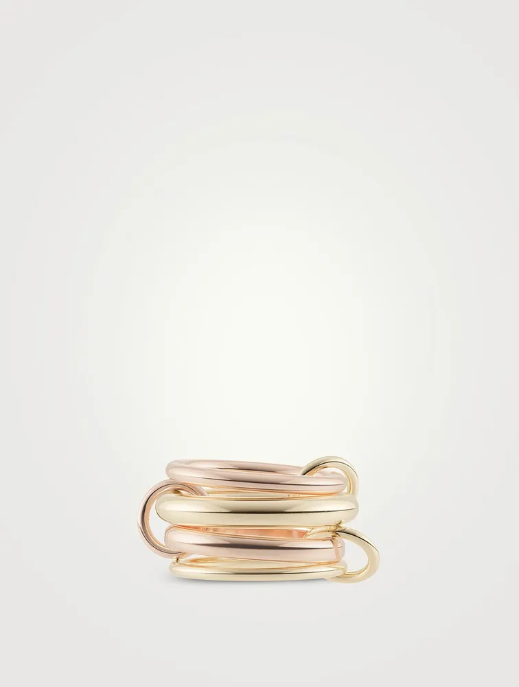 Rain 18K Gold Stacked Ring
