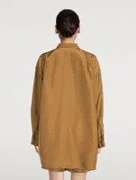 Embroidered Silk Shirt