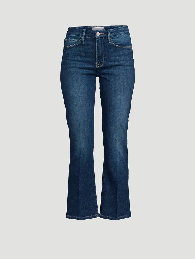 Le Crop Mini Degradable Bootcut Jeans