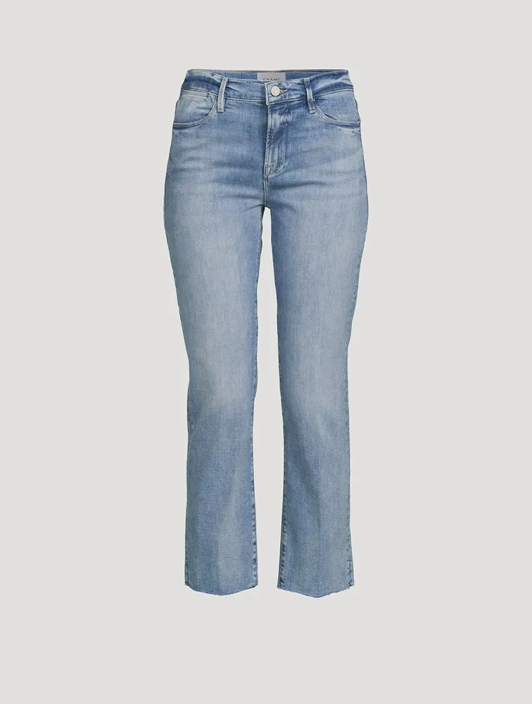 Le High Degradable Straight-Leg Jeans