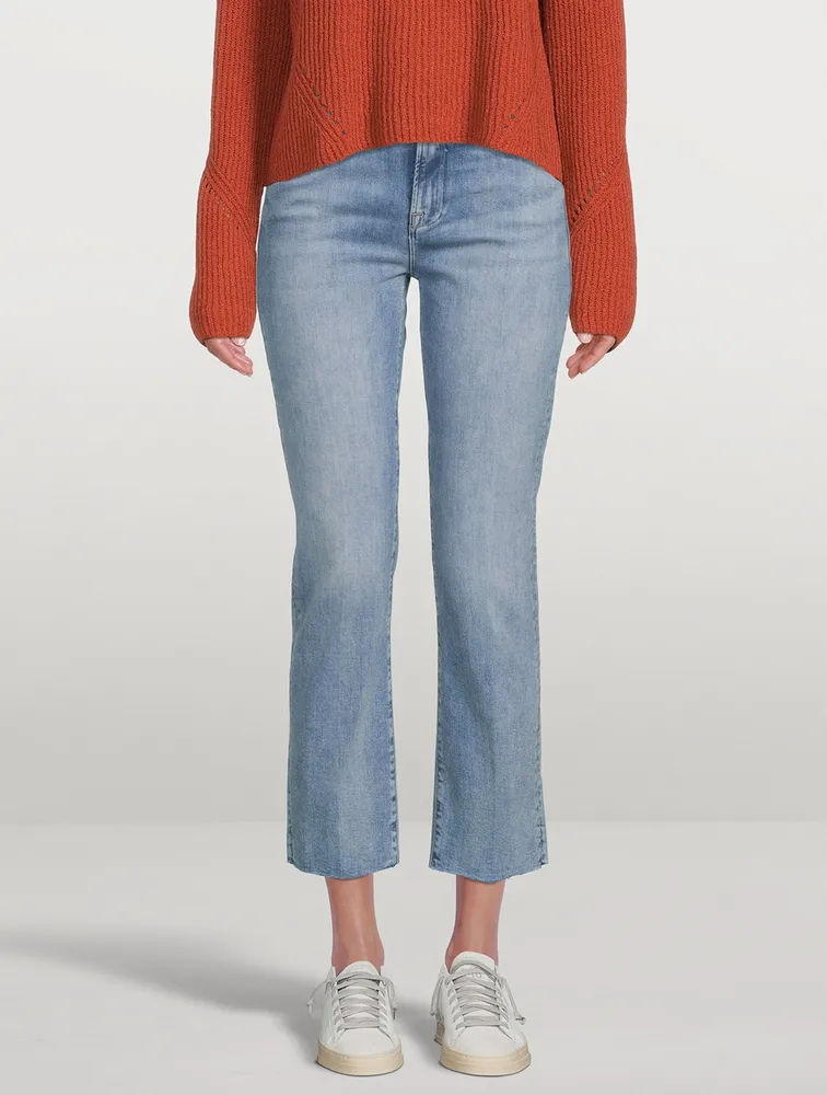 Le High Degradable Straight-Leg Jeans