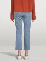 Le High Degradable Straight-Leg Jeans