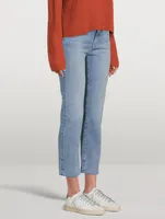 Le High Degradable Straight-Leg Jeans