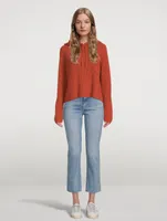 Le High Degradable Straight-Leg Jeans