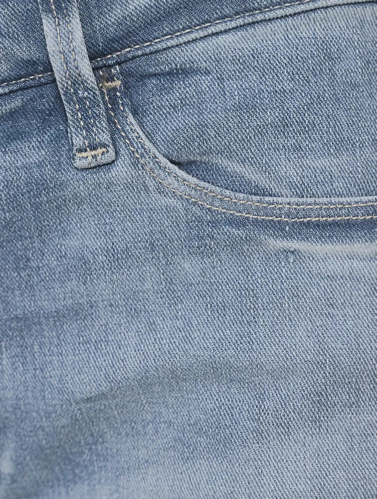 Le High Degradable Straight-Leg Jeans