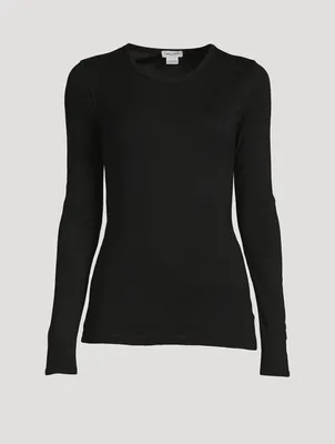 Essential Rib Long-Sleeve T-Shirt