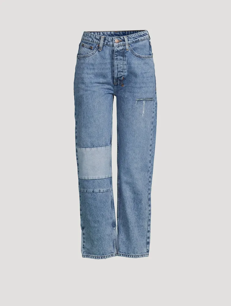 Brooklyn Reversed Straight-Leg Jeans