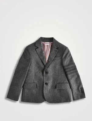 Wool And Cashmere Flannel Sport Coat