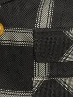 Birkin Ribbed-Cuff Blazer Plaid Print