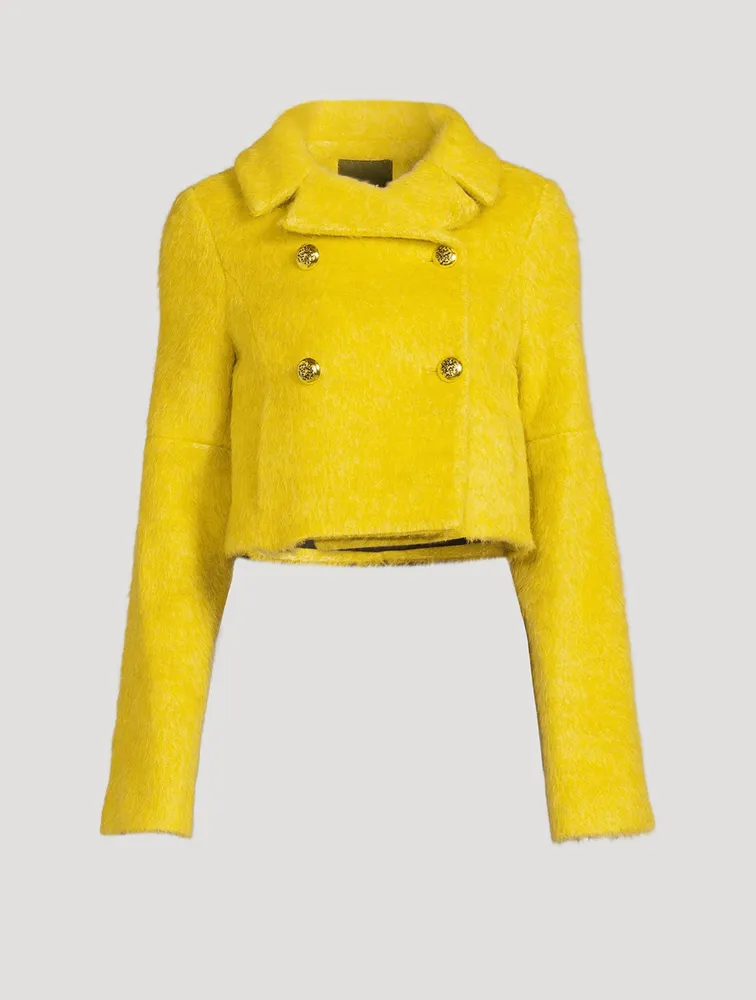 Cropped Portrait-Neck Jacket