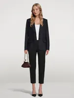 Wool Canvas Blazer