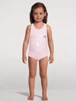Kids Logo One-Piece Swimsuit