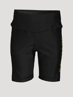 Kids Bike Shorts With Side Logo