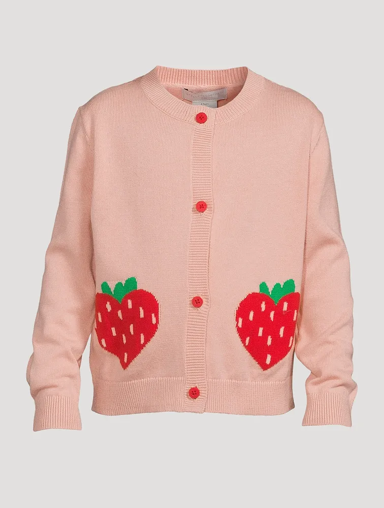Strawberry Cotton Cardigan
