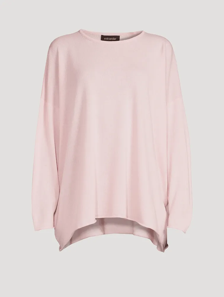 Cashmere A-Line Long Sweater