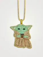 The Small Baby Of The Force Necklace With Crystals - Limited Edition