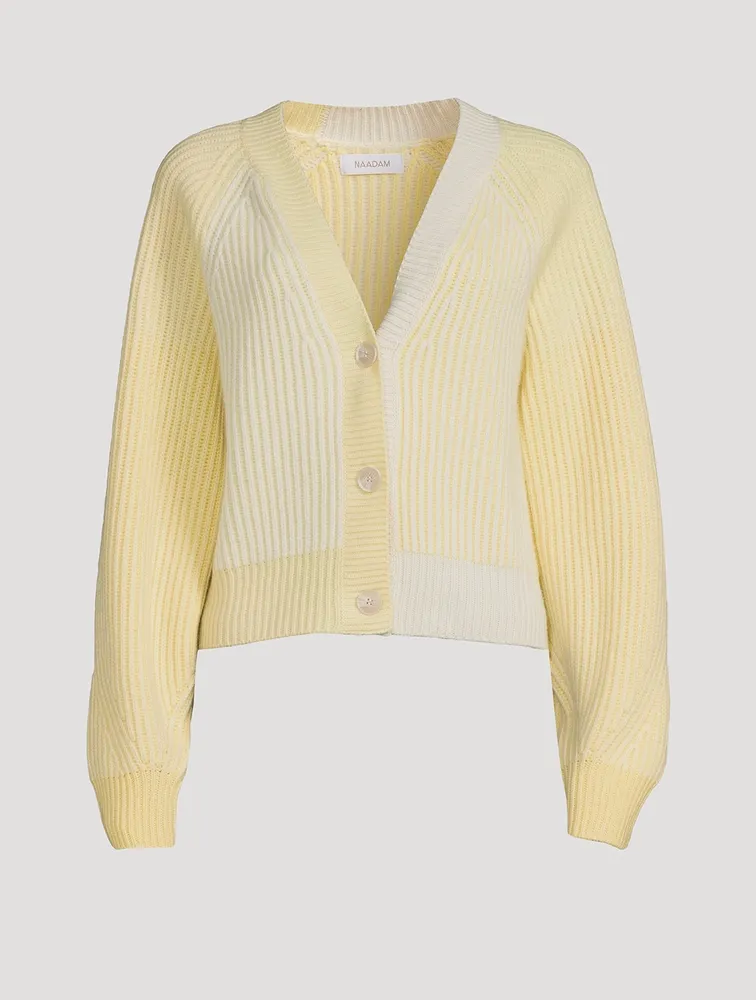 Fisherman Colourblock Cashmere Cardigan