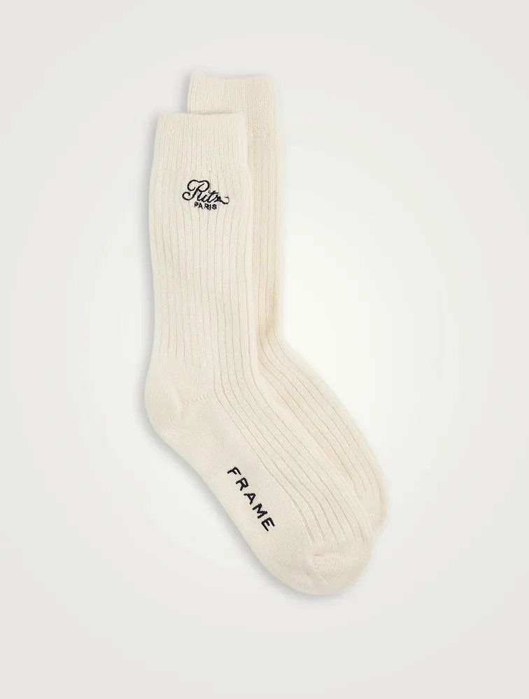 Frame x Ritz Paris Cashmere Socks
