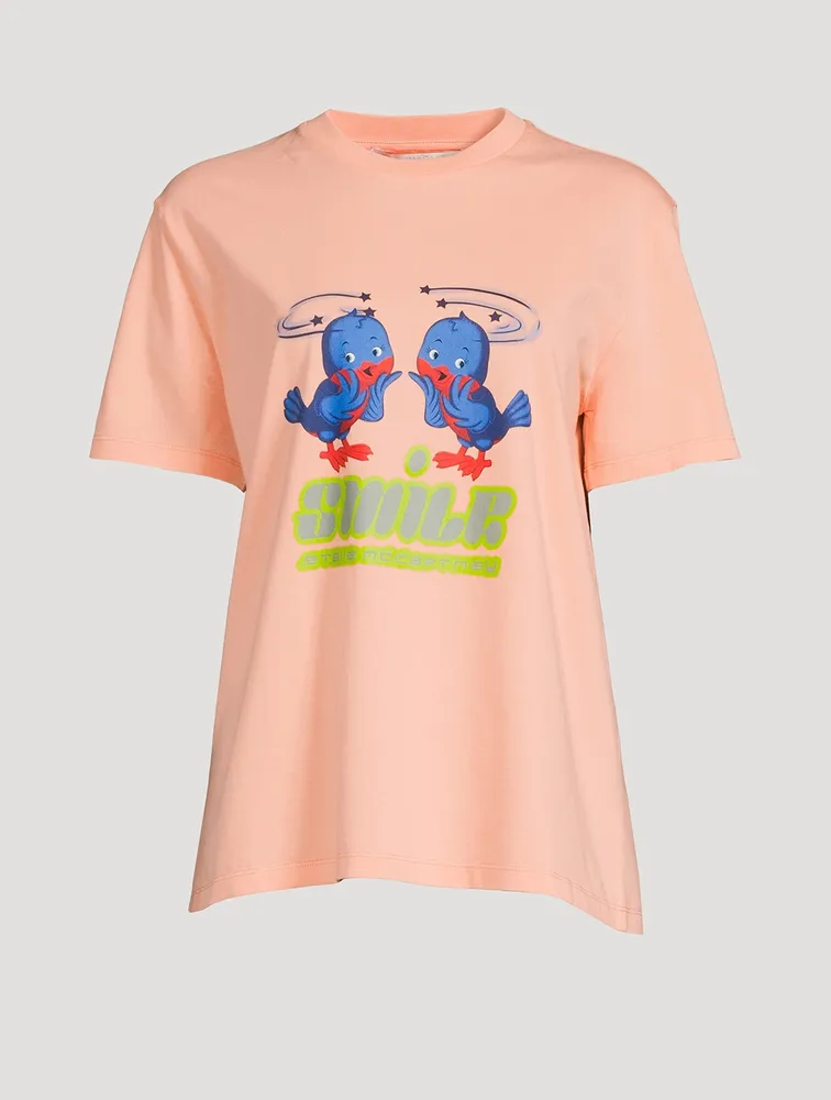 Kissing Birds Graphic T-Shirt