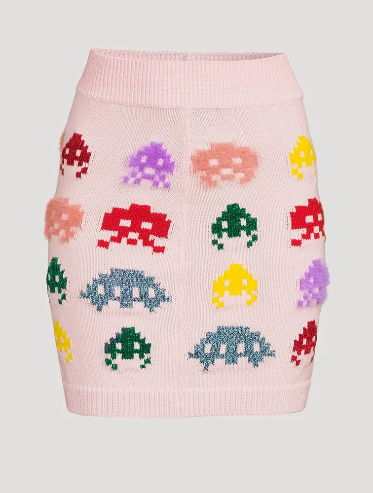 Gamer Knit Mini Skirt