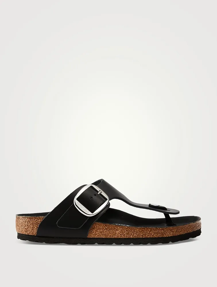 Gizeh Leather Thong Sandals