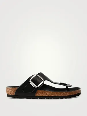 Gizeh Leather Thong Sandals