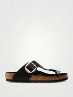 Gizeh Leather Thong Sandals
