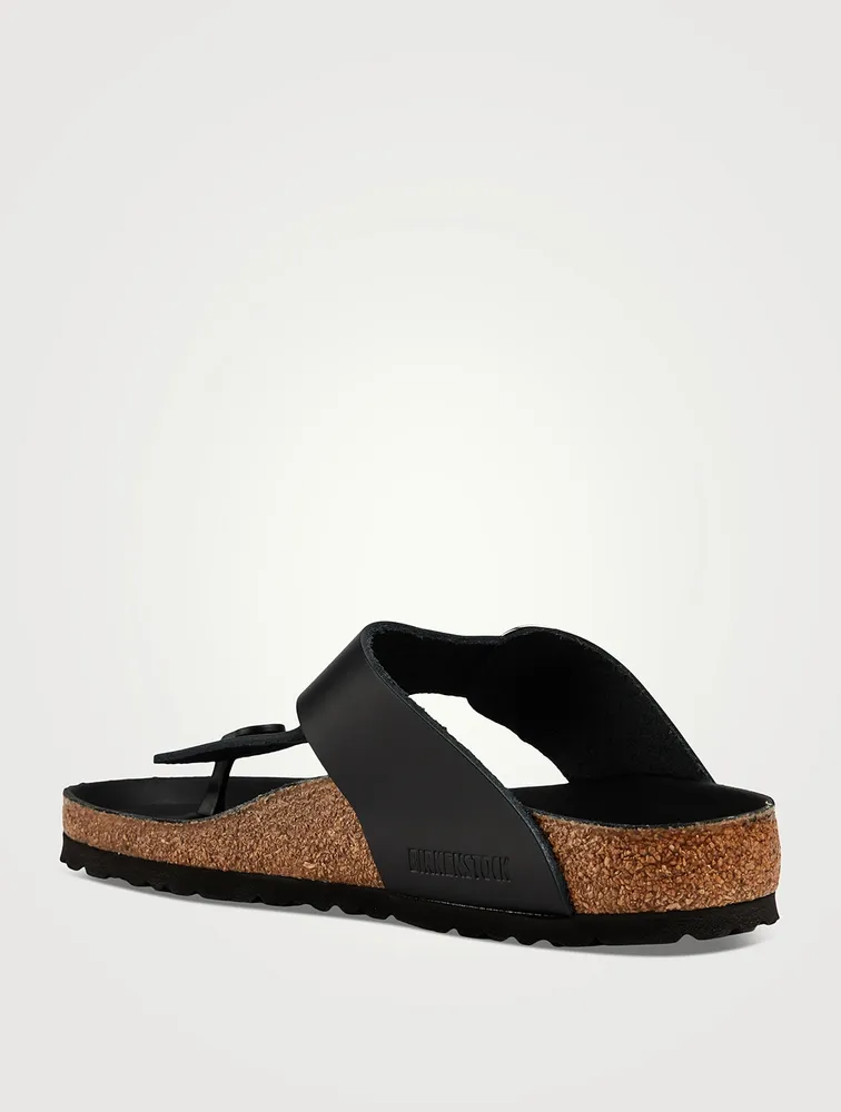 Gizeh Leather Thong Sandals