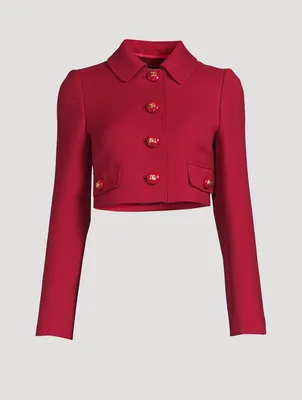 Cropped Wool Jacket