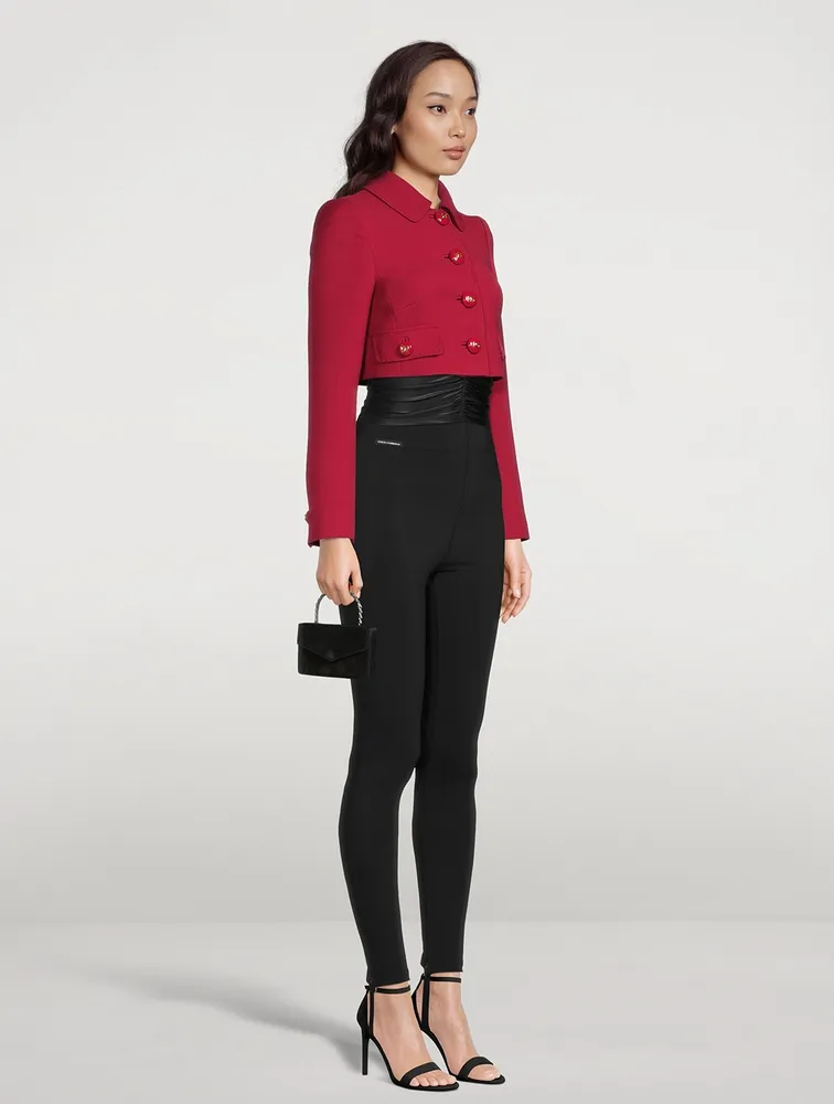 Cropped Wool Jacket