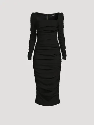 Ruched Midi Dress