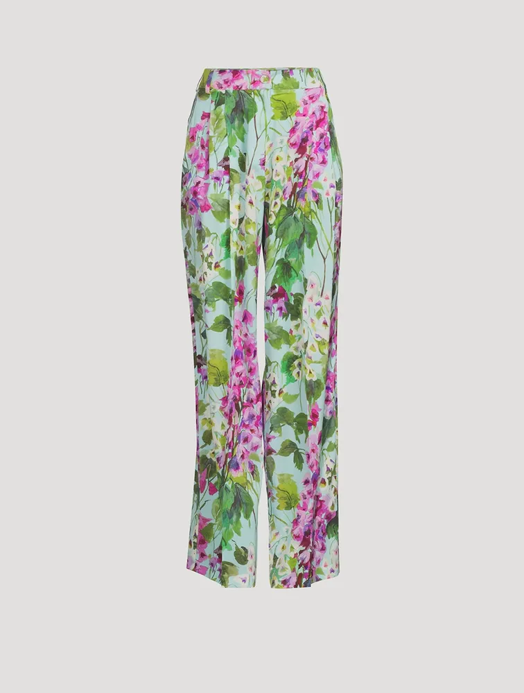 Trousers Bluebell Print