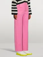 Balmain x Barbie Velvet Joggers