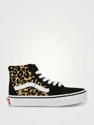 Flocked Leopard SK8-Hi Lace-Up Shoes